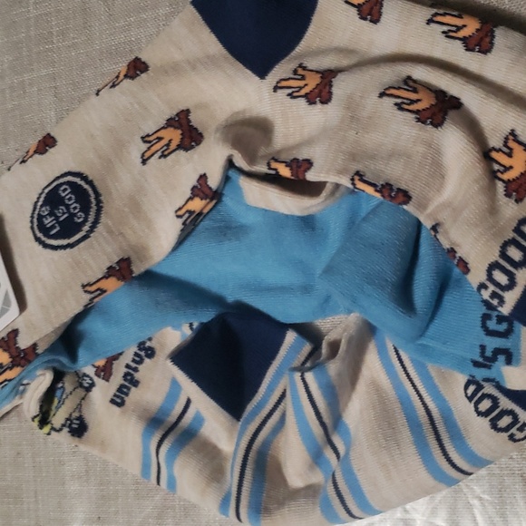 Life is Good Unplug camping mens crew socks bundle new - Picture 2 of 3